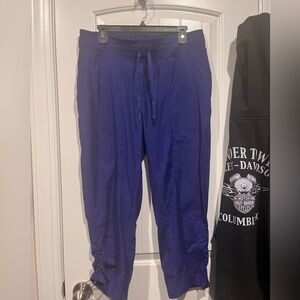 Lululemon mid rise dance studio cropped pants.